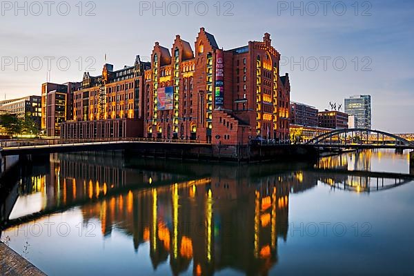 International Maritime Museum Hamburg at sunrise