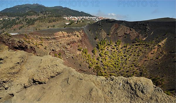 The San Antonio volcano on La Palma