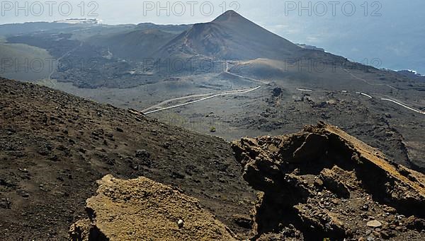 The San Antonio volcano on La Palma