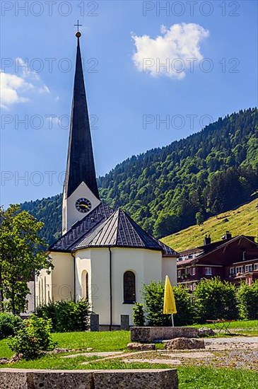 St. Anton Parish Church in Balderschwang in the Balderschwanger Valley