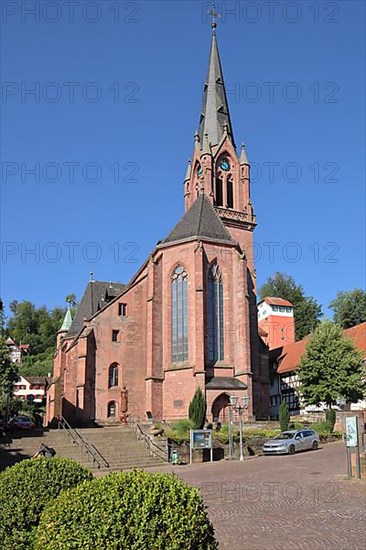 Neo-Gothic St. Peter and Paul Town Church in Calw