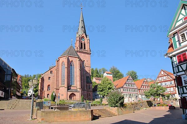 Neo-Gothic St. Peter and Paul Town Church in Calw