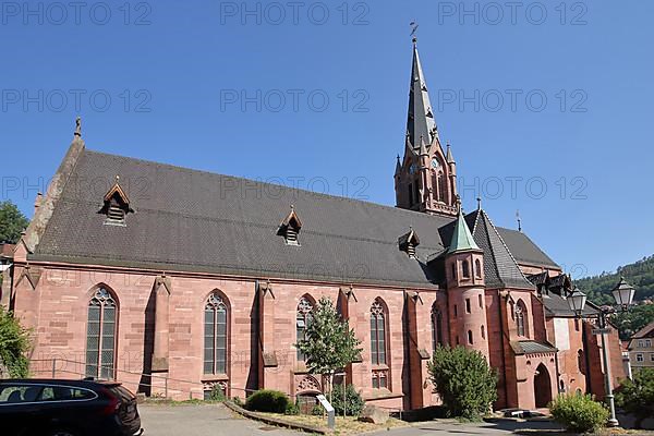 Neo-Gothic St. Peter and Paul Town Church in Calw