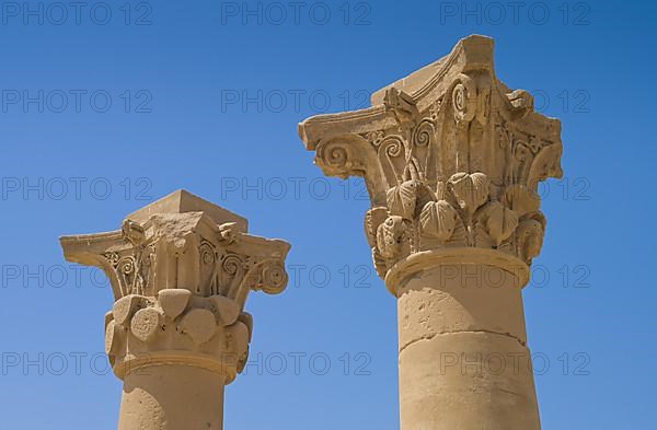 Columns with Corinthian capitals