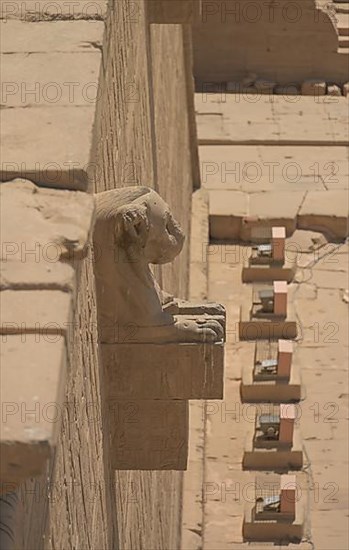 Lion-headed gargoyle