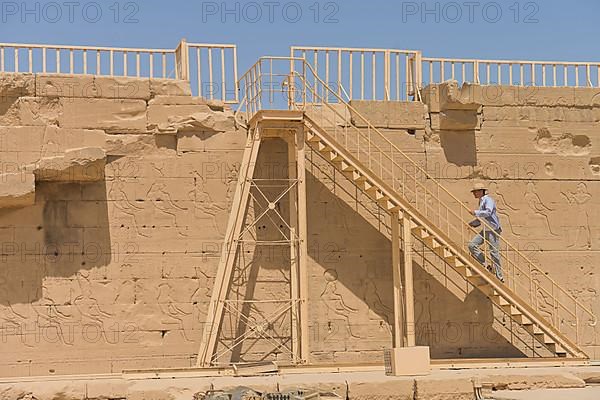 Stairs on the roof