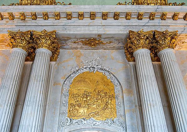 Gilded wall ornaments