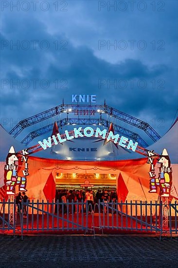 Circus tent entrance Circus Knie