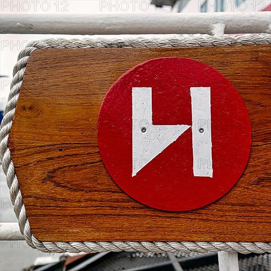 Logo of the Hurtigruten shipping company