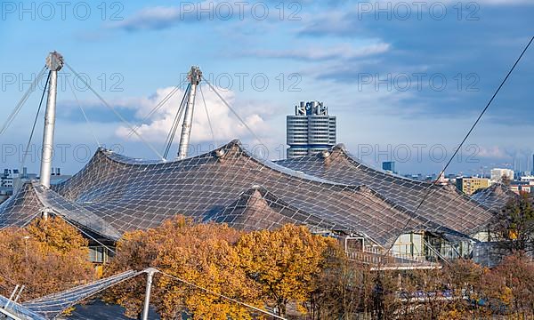 Tent roof of the Olympic swimming hall