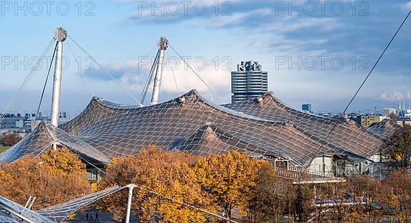 Tent roof of the Olympic swimming hall