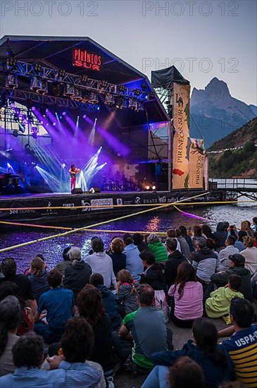 Armenian violinist Ara Malikian performs at Pirineos Sur International Festival of Cultures in Sallent de Gallego