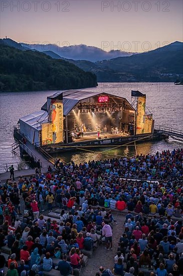 Armenian violinist Ara Malikian performs at Pirineos Sur International Festival of Cultures in Sallent de Gallego