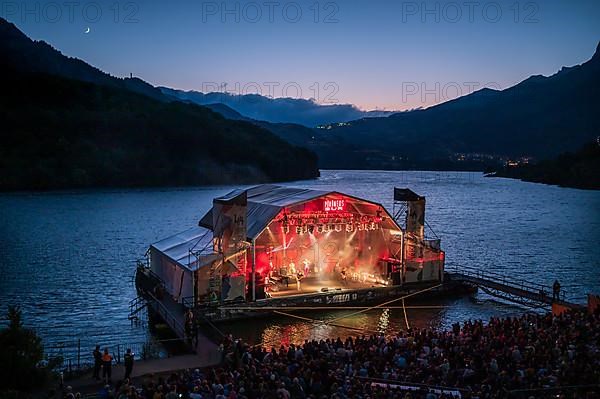 Armenian violinist Ara Malikian performs at Pirineos Sur International Festival of Cultures in Sallent de Gallego