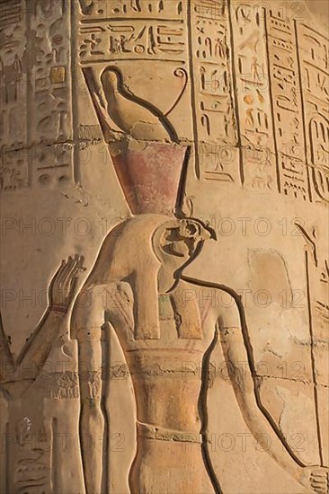 Relief of the falcon god Horus