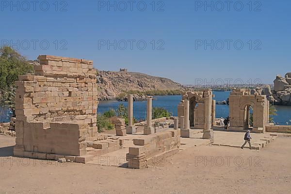 Temple of Augustus and Gate of Diocletian