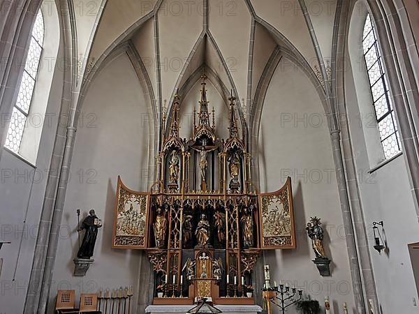 Baptistery in the St. Oswald Church