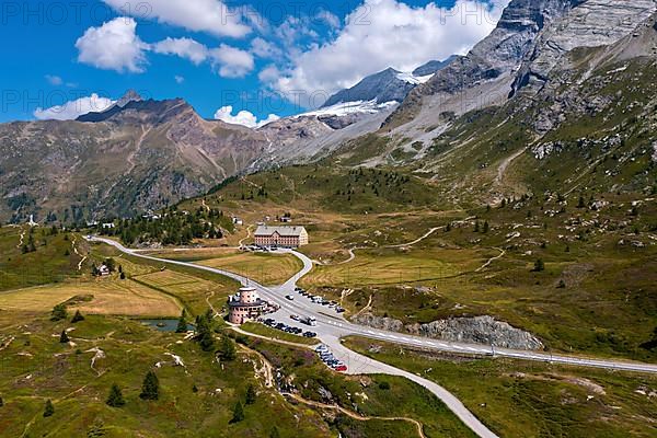 Mountain landscape on the Simplon Pass