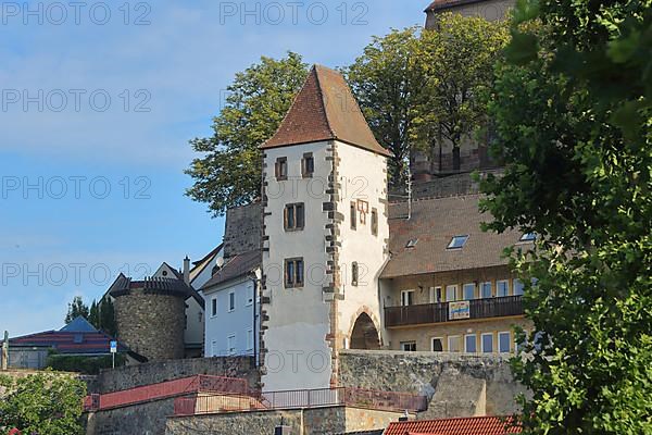 Historic Hagenbach Tower on the Burgberg in Breisach