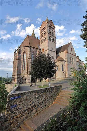 Romanesque Stephansmuenster as a landmark on the Burgberg