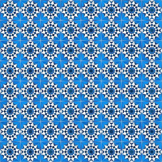 Islamic geometric seamless vector pattern