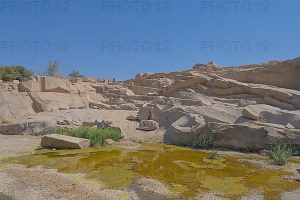 Rose granite quarry