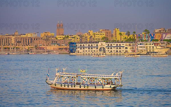 Excursion boat on the Nile at Luxor
