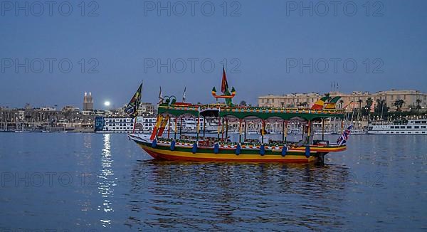 Excursion boat on the Nile at Luxor