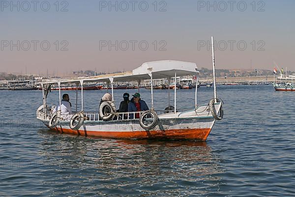 Tour boat with tourists