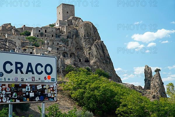 Abandoned mountain village of Craco