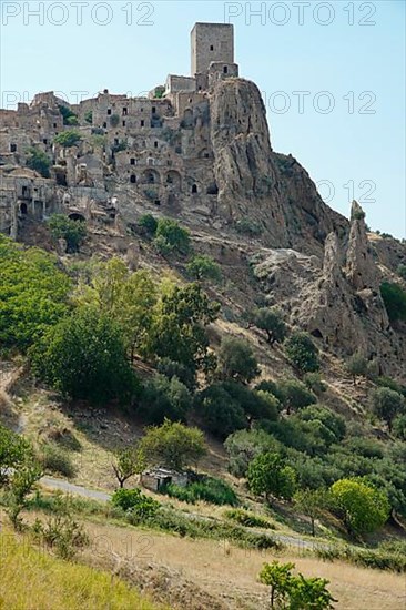 Abandoned mountain village of Craco