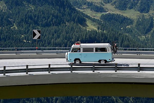 Gotthard Pass VW Bus