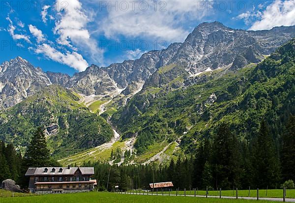 In the wild and romantic mountain valley Gasterntal