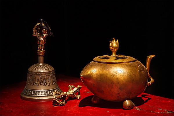 Tibetan Buddhist still life