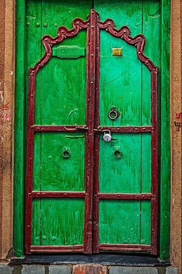 Wooden old door vintage texture background