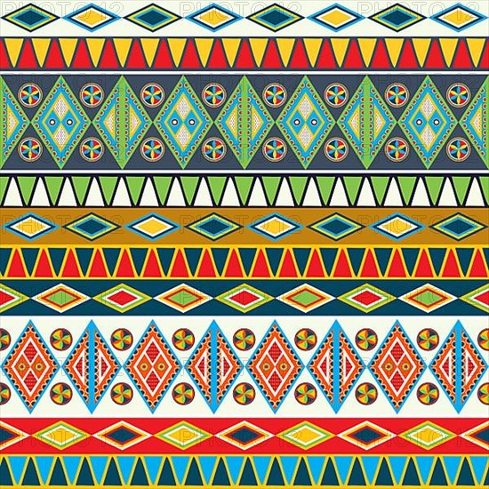 Najdi style vector seamless pattern