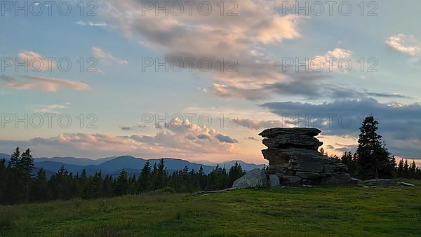 Evening atmosphere Teufelsstein