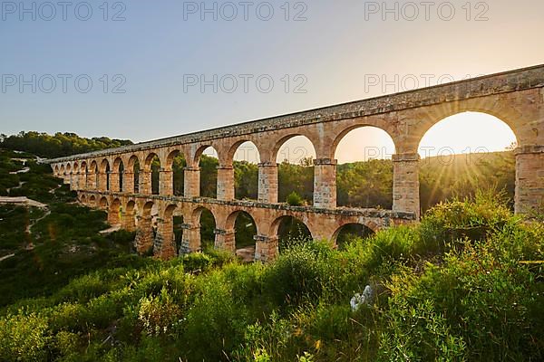 Old roman aqueduct