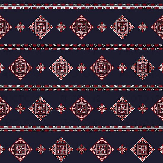 Romanian vector pattern inspired from traditional embroidery