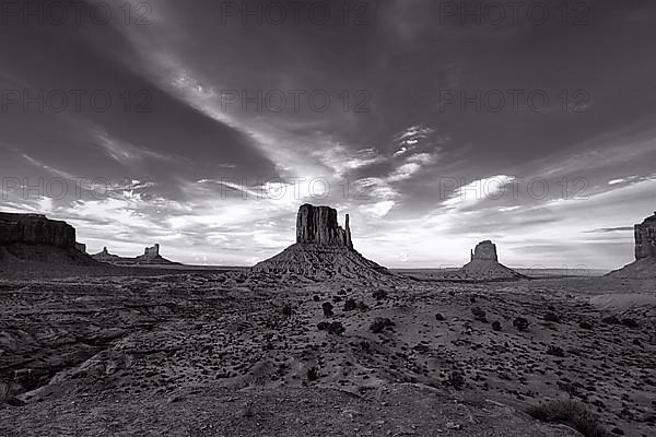 Rock formation in Monument Valley