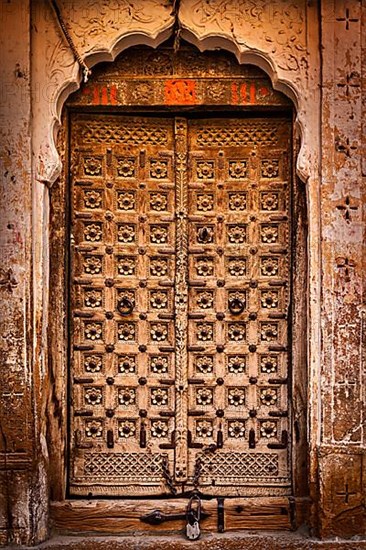 Wooden old door vintage texture background