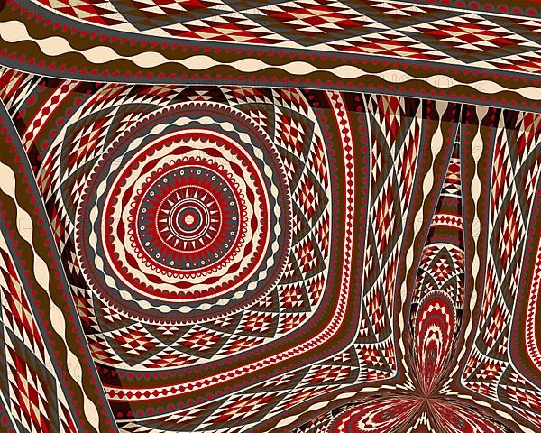 American indian decorative background
