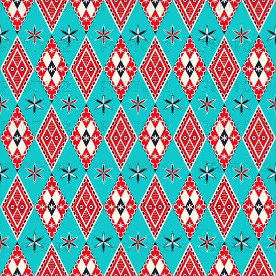 Najdi style vector seamless pattern