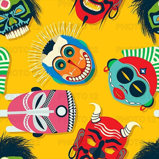 Tribal mask ethnic