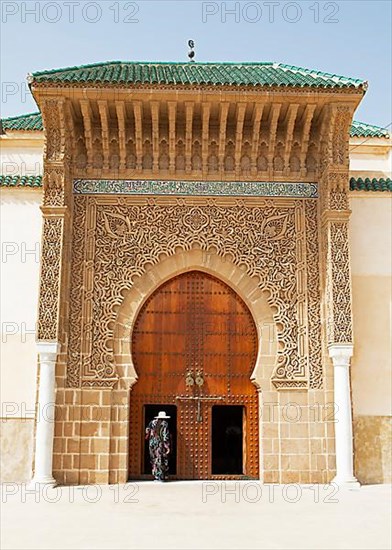 Entrance portal to the Moulay Ismael Mausoleum
