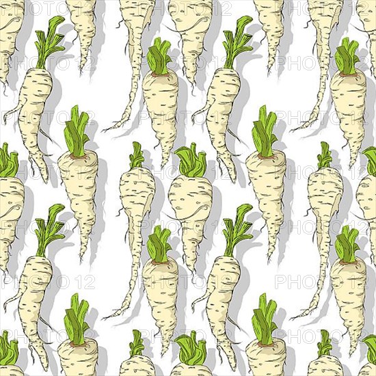 Parsnip roots repeating pattern