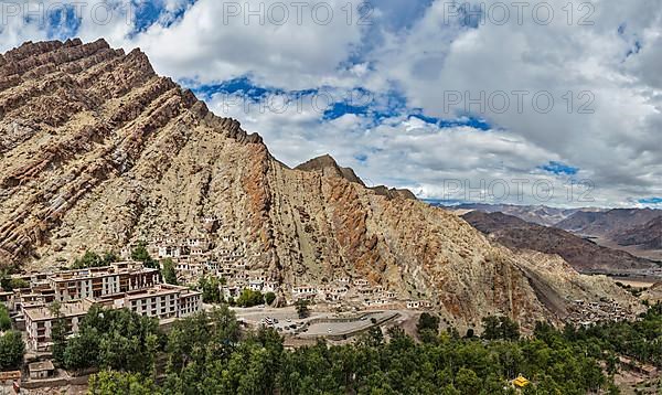 Panorama of Hemis gompa