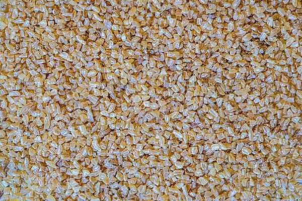 Macro view of bulgur