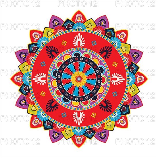 Mandala vector template