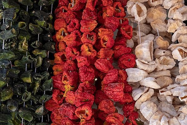 Dried vegetables in Sanliurfa